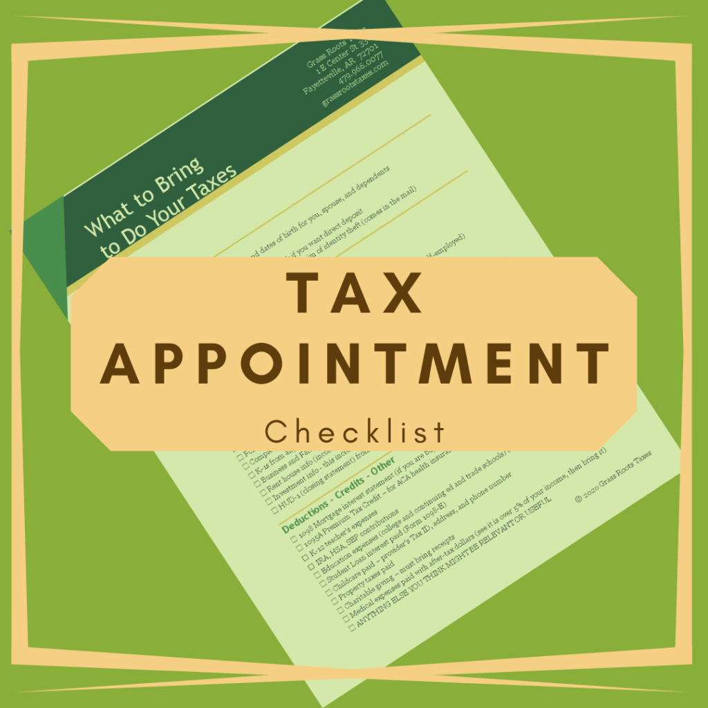 What to bring to your tax appointment