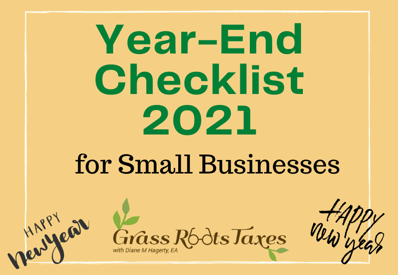 Small business checklist year end 2021