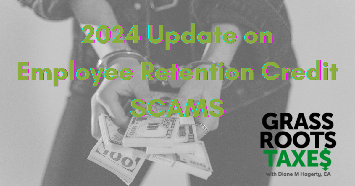 2024 Update on Employee Retention Credit Scams ERC
